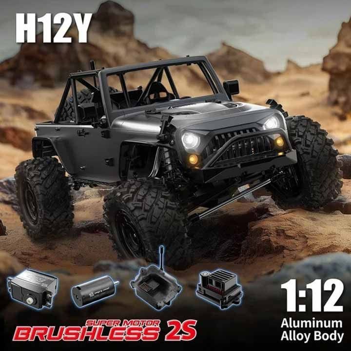 MJX 1/12 Hyper Go 2.4G 4WD Brushless RC Truck Black | H12Y