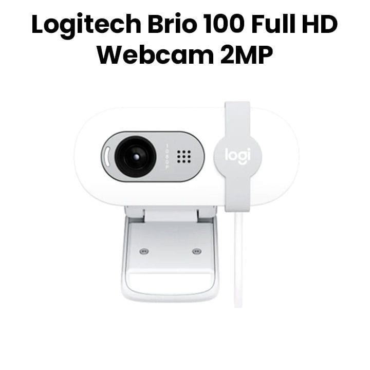 Logitech Brio 100 Full HD Webcam 2MP White | 960-001617