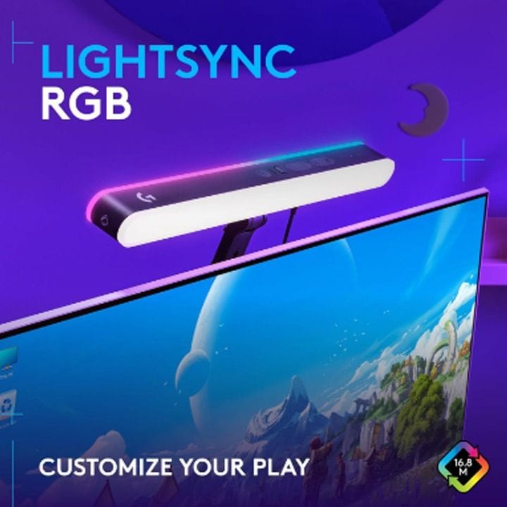 Logitech G Litra Beam LX Premium Dual-Sided RGB LED Streaming Key Light Graphite | 946-000013