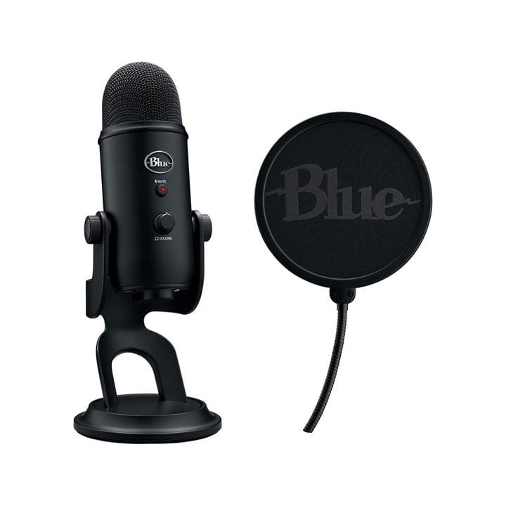 Logitech G Streaming Kit with Blue Yeti USB Gaming Mic & G733 Lightspeed Wireless Headset Black Out