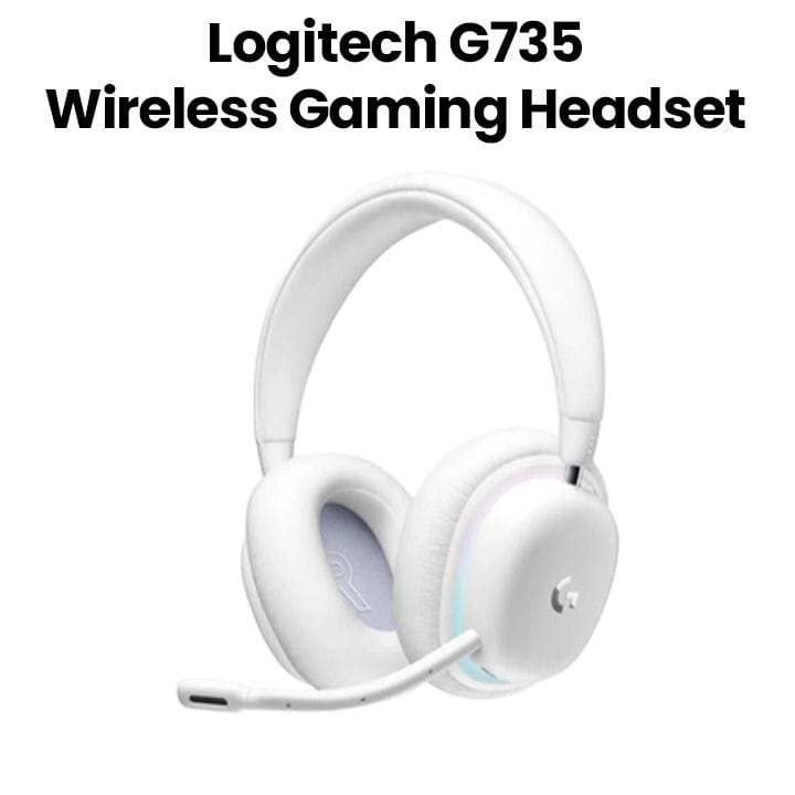 Logitech G735 Lightspeed Wireless Gaming Headset White | 981-001083
