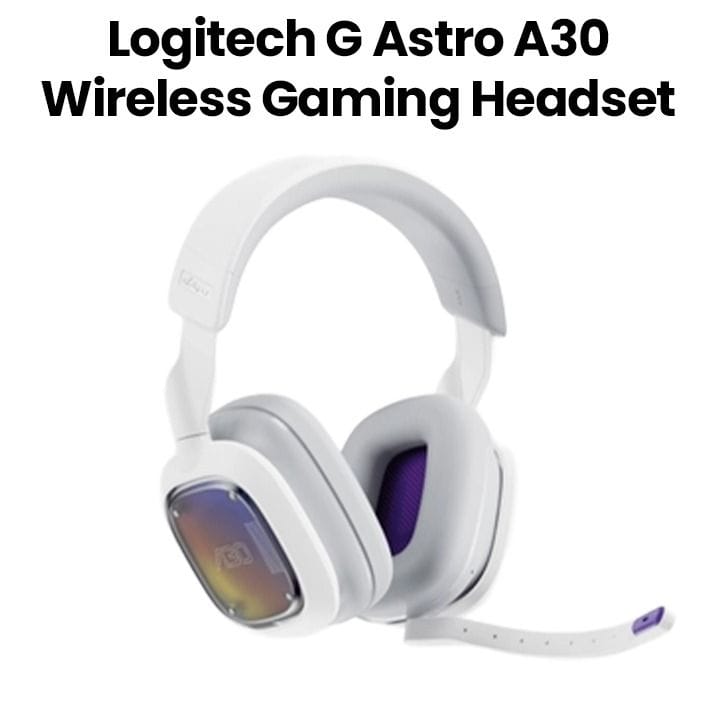Logitech G Astro A30 Lightspeed Wireless Gaming Headset up to 27H Dolby Atmos White | 939-001994
