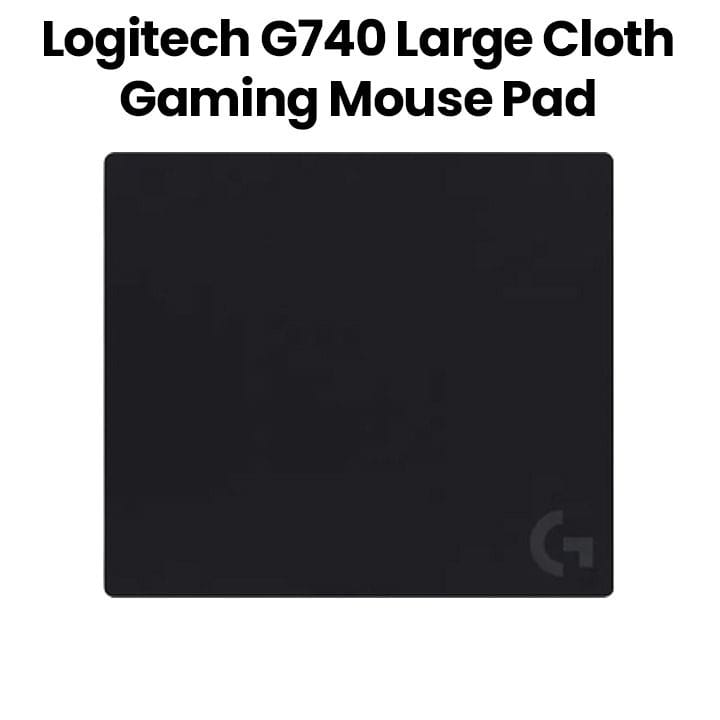 Logitech G740 Large Thick Cloth Gaming Mouse Pad Black