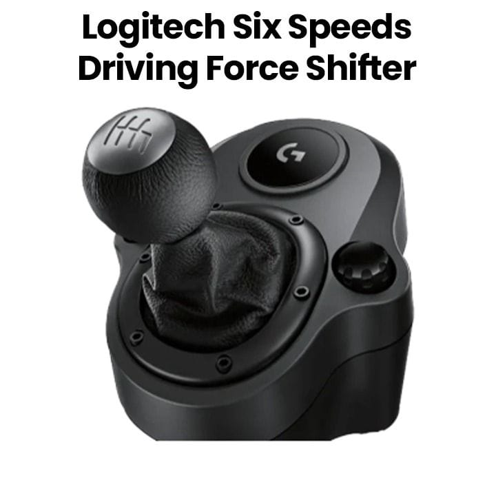 Logitech Driving Force Shifter Six-Speed Push-Down Compatible with G923/G29/G920 Black | 941-000130