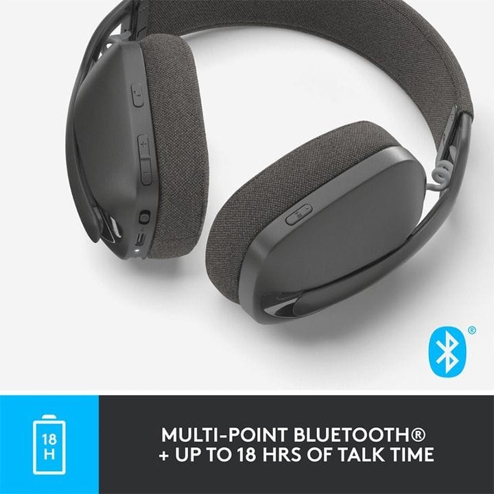 Logitech Zone Vibe 100 Wireless Headphones Graphite | 981-001213