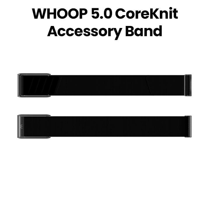 WHOOP 5.0 CoreKnit Accessory Band – Jet Black | 959-13-000-036-059