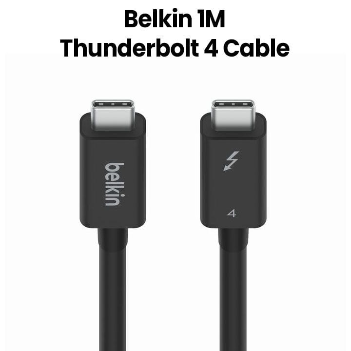 Belkin Connect Thunderbolt 4 Cable 1m (Passive) | Black | INZ003BT1MBK