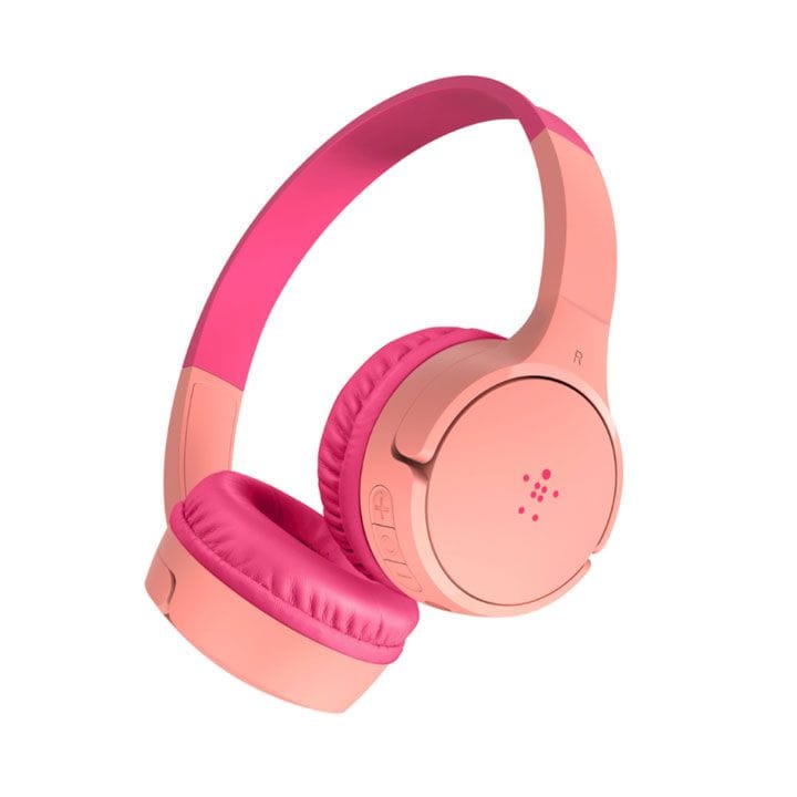 Belkin Soundform Mini Kids On-Ear Wireless Headphones | Pink | AUD002BTPK