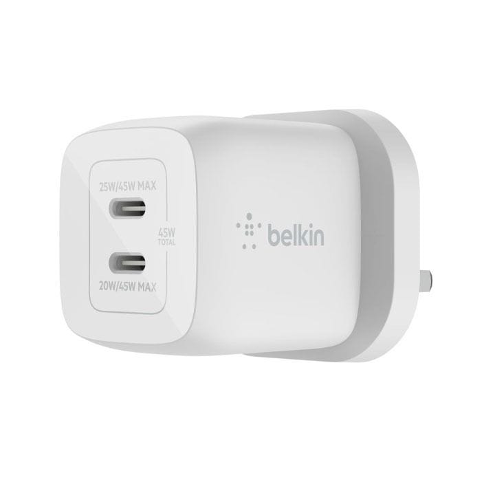 لوحة شحن لاسلكية بيلكن بوست تشارج برو 3 في 1 مع ماغ سيف | أبيض | WCH011MYWH