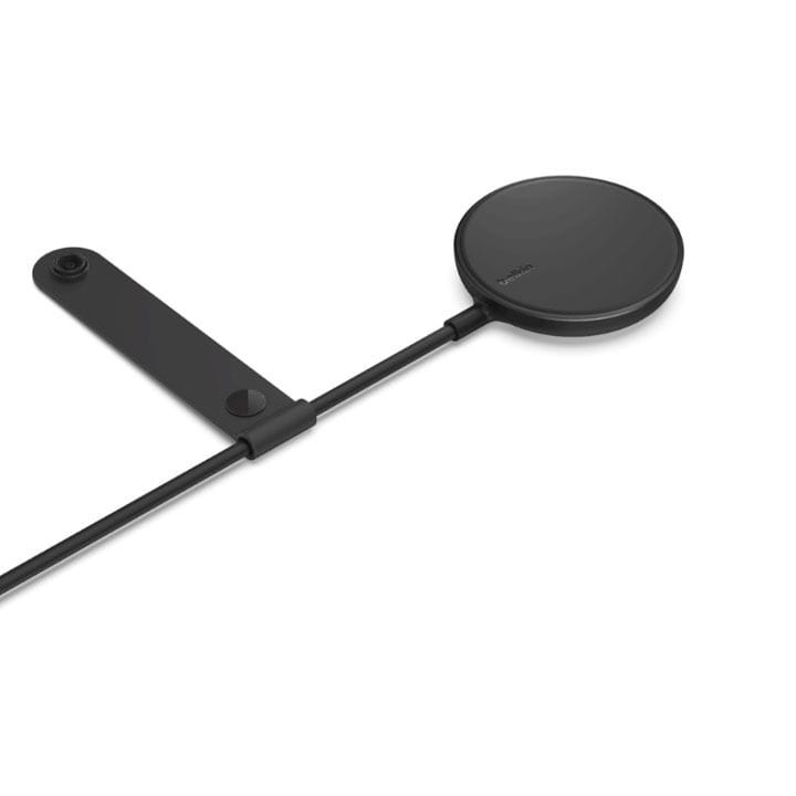 شاحن لاسلكي مغناطيسي محمول بيلكن 7.5 واط مع شاحن حائط | أسود | WIA005MYBK