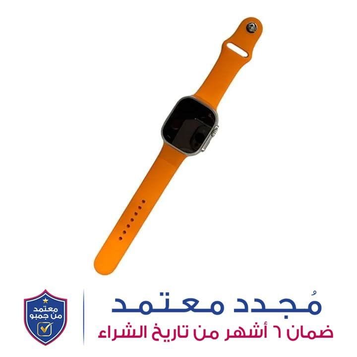ساعة آبل ووتش إيرميس ألترا مقاس 49 ملم من التيتانيوم والسيراميك بنظام تحديد المواقع والاتصال الخلوي