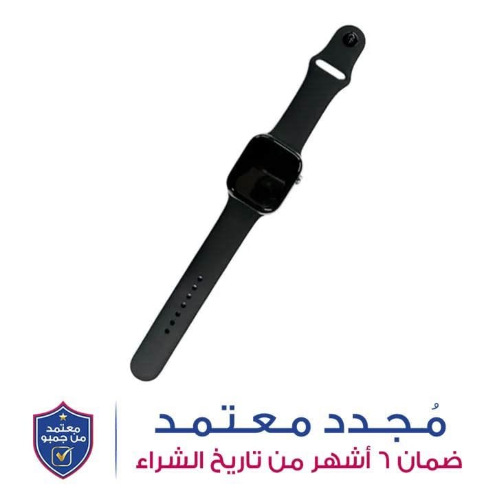 ساعة آبل ووتش إيرميس الإصدار العاشر مقاس 46 ملم بعلبة تيتانيوم بنظام تحديد المواقع والاتصال الخلوي