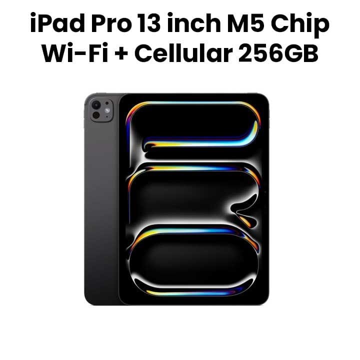 Apple Wi-Fi + Cellular iPad Pro 256GB Storage 13 Inch, Standard Glass, Ultra Retina XDR Display - Space Black - ME7W4AB/A (Open Piece/Display Unit)