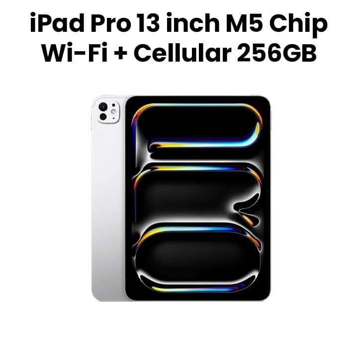 Apple iPad Pro 13" Wi-Fi + Cellular 256GB Standard Glass | Silver | ME7X4AB/A