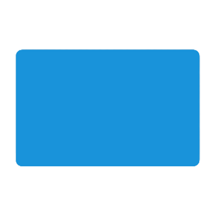 Customized Printed PVC NFC Business Card | Blue