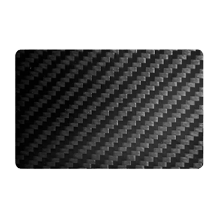Customized Printed PVC NFC Business Card | Carbon Fiber Texture