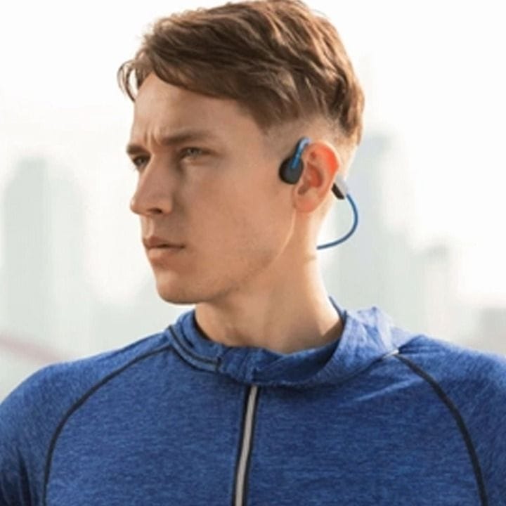 Shokz OpenMove Wireless Neckband Headphones with Mic – Blue | S661BL