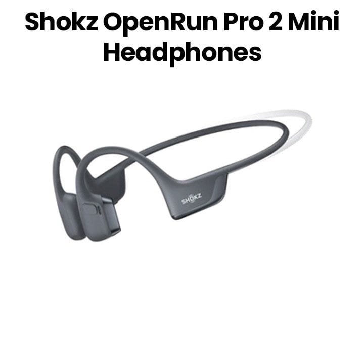 Shokz OpenRun Pro 2 Mini Premium Bone-Conduction Headphones – Black | S821-MN-BK