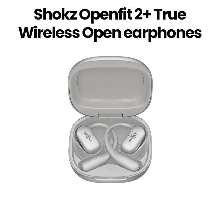 Buy Shokz OpenFit 2+ True Wireless Open-Earphones – Grey | T921-ST