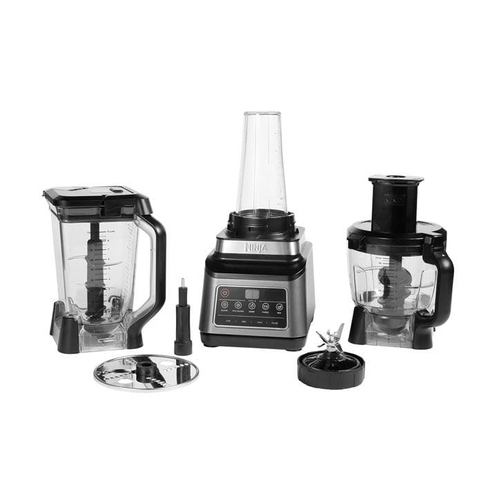 Ninja 3-in-1 Food Processor with Auto-iQ Technology – Black & Silver | BN800