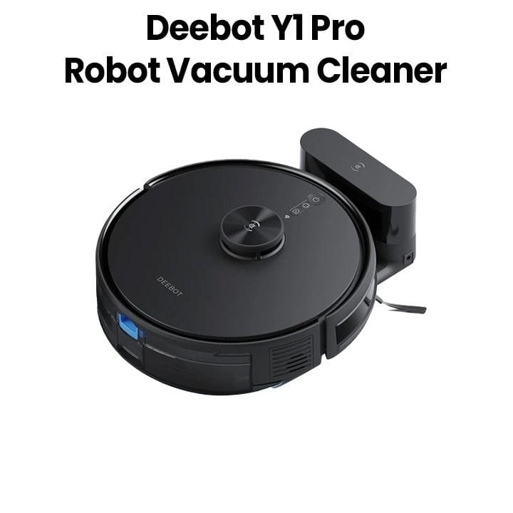 Ecovacs Deebot Y1 Pro 2-in-1 Robot Vacuum Cleaner & Mop 6500Pa Suction – Black |DLX34