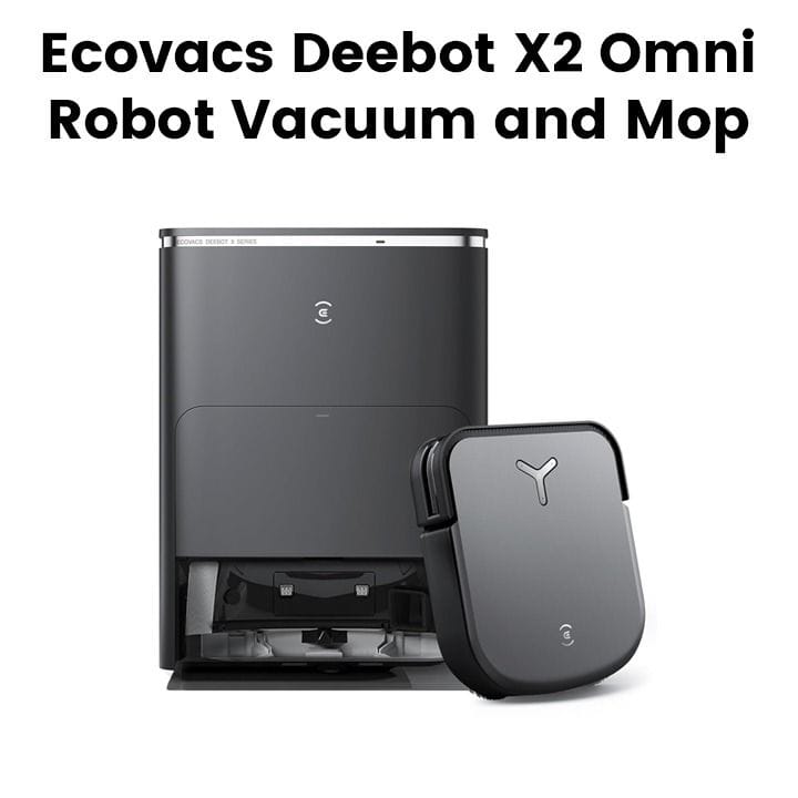Ecovacs Deebot X2 Omni Robot Vacuum & Mop 8000Pa Suction – Black |DEX86