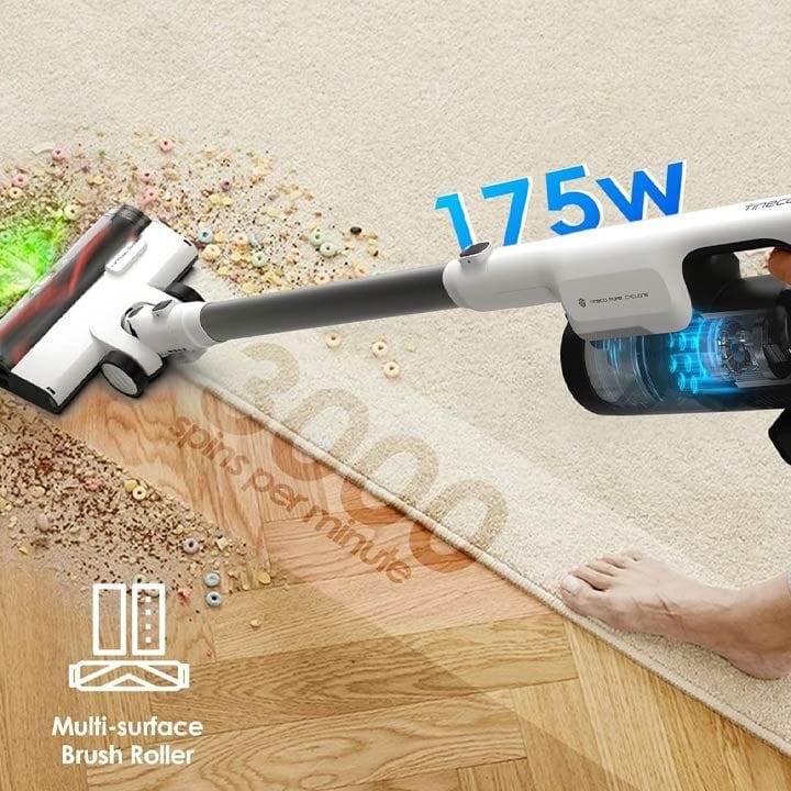 Tineco Pure One Station 5 Smart Cordless Vacuum Cleaner – White | VS1C1700SA