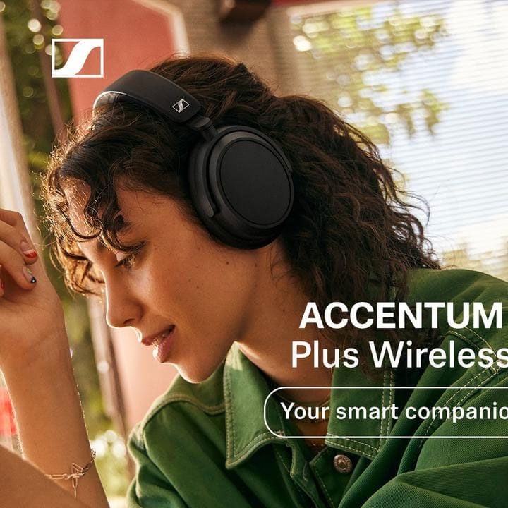 Sennheiser Accentum Plus Bluetooth Headset – Black |SH-HD-ACCENTUMPLUS