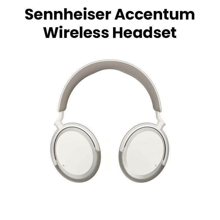 Sennheiser Accentum Wireless Headphones – White |SH-HD-ACCENTUMBT