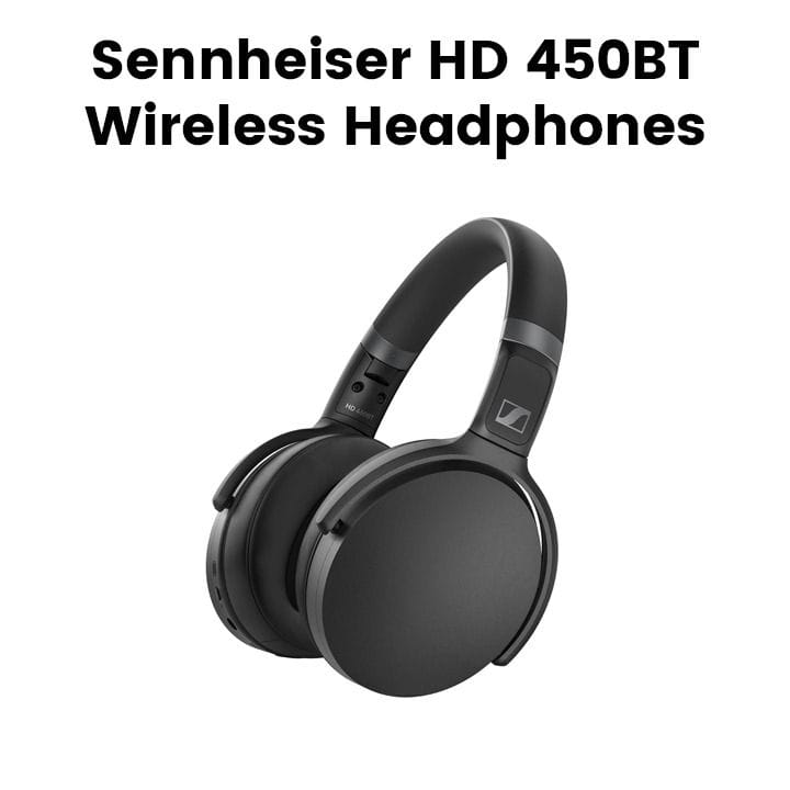 Sennheiser HD 450BT Wireless Headphones – Black |SH-HD-450BT-BLK