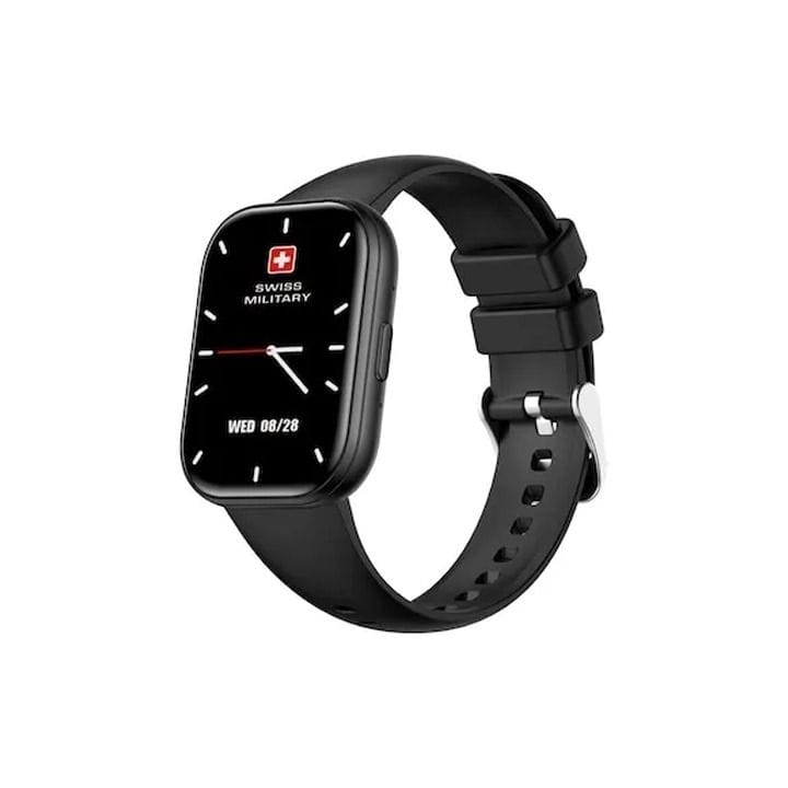 Swiss Military Rhine 3 Smart Band with Talking Feature & Heart Rate Monitor – Black |SM-BAND-RHINE3-BLKFBLKS