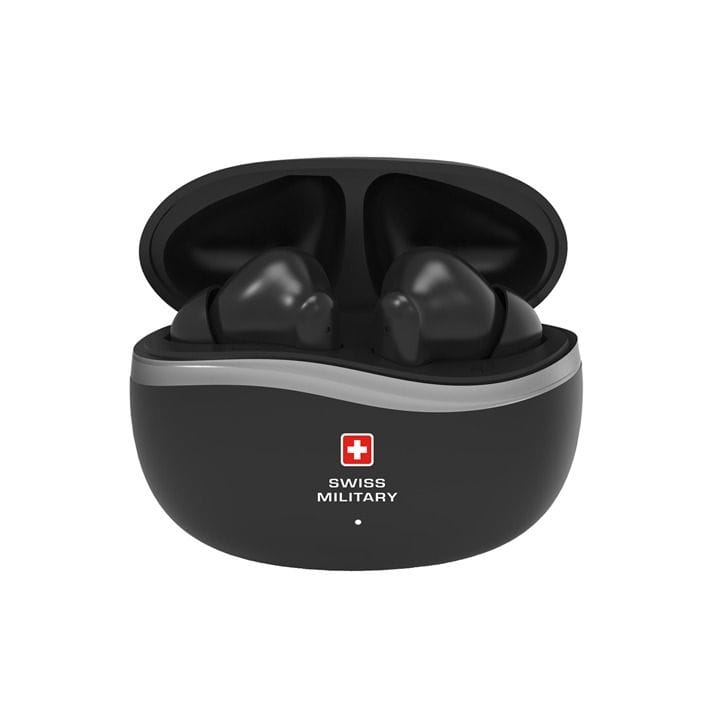 Swiss Military Victor 8 True Wireless Earbuds – Black |SM-VICTOR8-ANC-WL