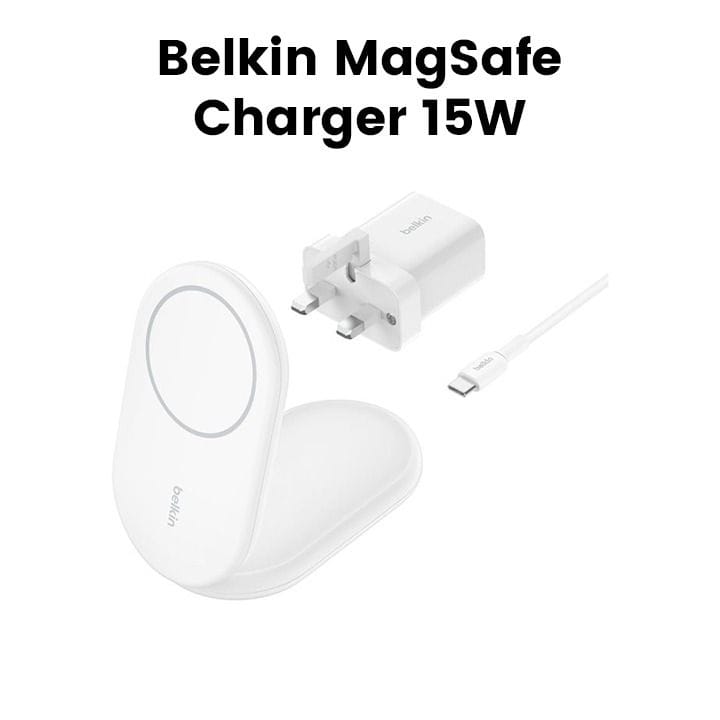 Belkin BoostCharge MagSafe Charger 15W – Black | WIB007MYWH