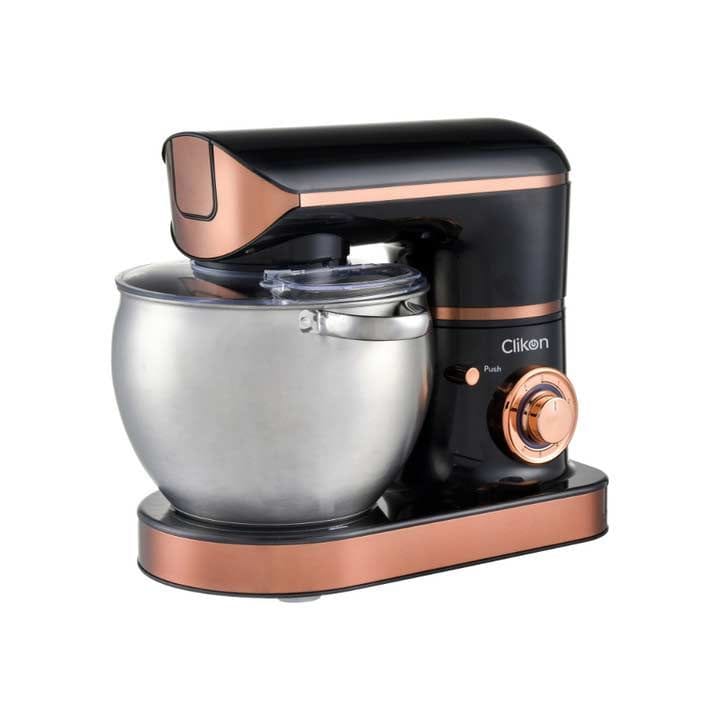 Clikon 1500W  3-in-1 Multi-Functional Stand Mixer – Black with Bronze |CK1201