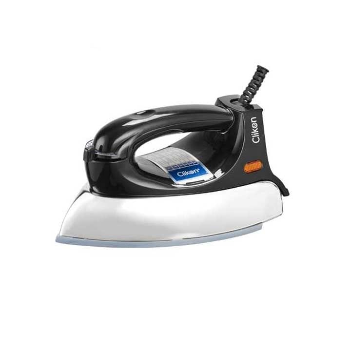 Clikon 1000W Premium Heavy Iron 2.7kg with Auto Shut-Off – Black/Silver |CK4135