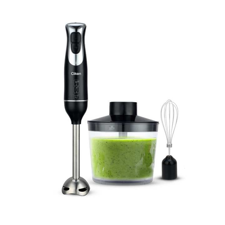 Clikon Hand Blender Set 600W – Black/Silver | CK2672