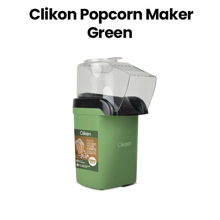 Clikon 1200W Popcorn Maker – Green | CK2712