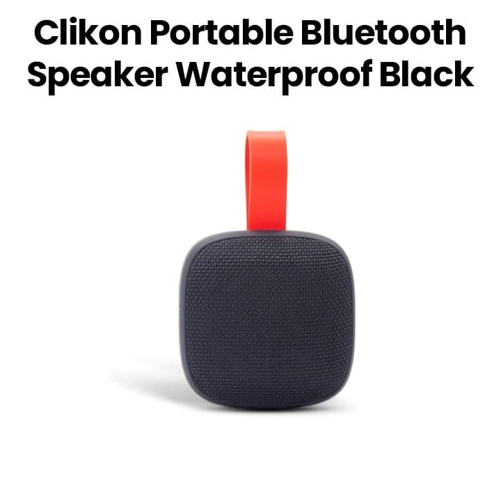 Clikon Portable Bluetooth Speaker Waterproof – Black | CK834