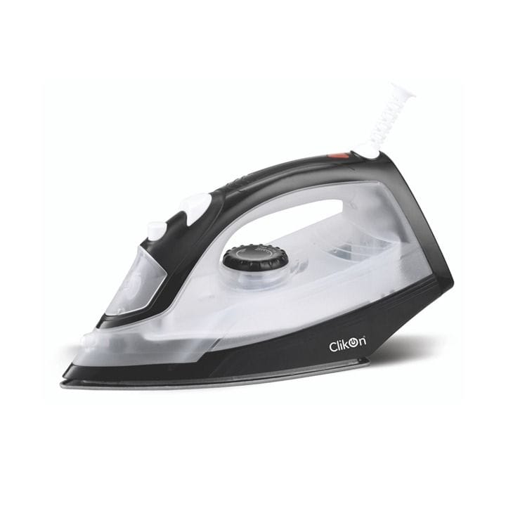 Clikon Steam Iron 1100–1300W – White | CK4105-N-WHT