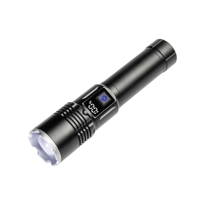 Clikon Zoom In Zoom Out Flashlight 2000mAh – Black | CK8031