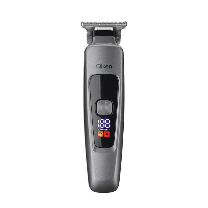 Clikon Rechargeable Hair Trimmer with 3 Combs – Grey | CK3365