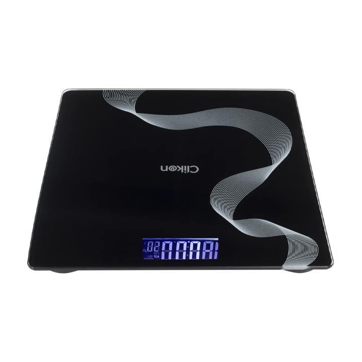 Clikon Digital Bathroom Scale 150kg / 330lb – Black | CK4017