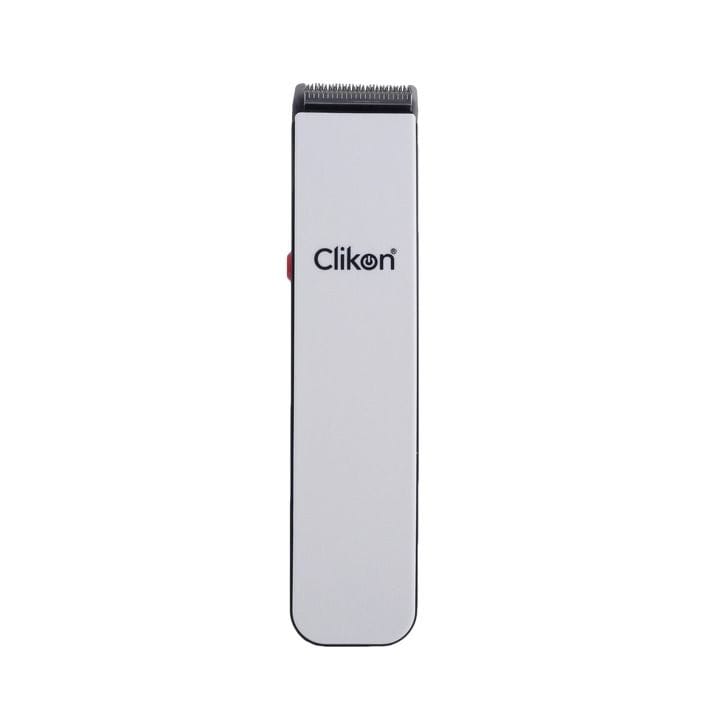 Clikon Rechargeable Hair Clipper with Adjustable Comb – White | CK3216