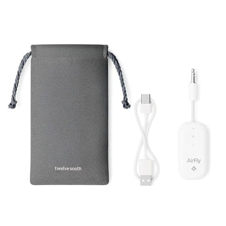 Twelve South AirFly Pro2 Bluetooth Transmitter & Receiver – White |TS-12-2411