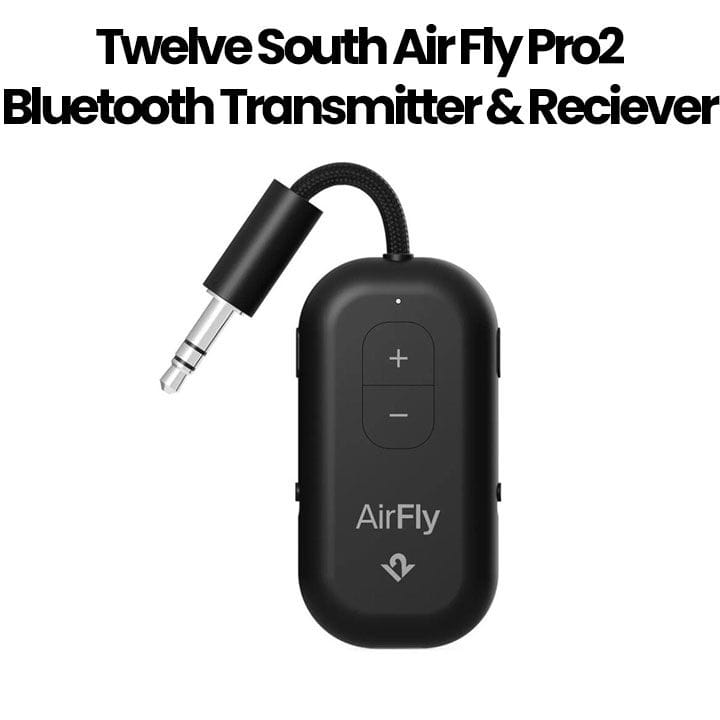 Twelve South AirFly Pro2 Bluetooth Transmitter & Receiver – Black |TS-12-2511