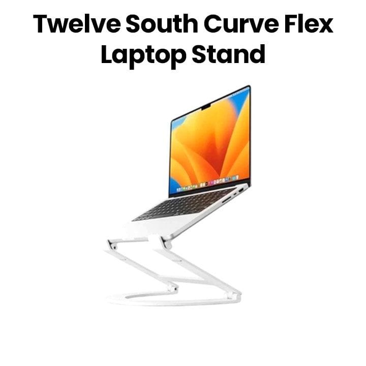 Twelve South Curve Flex Adjustable Laptop Stand – White |TS-12-2202