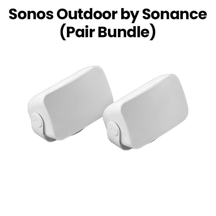 Sonos Outdoor by Sonance (Pair Bundle) – White | SONANCE-PAIR-WHT
