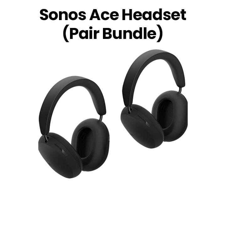 Sonos Ace Wireless Headset Pair – Black | 2X SONOS ACE-BLK