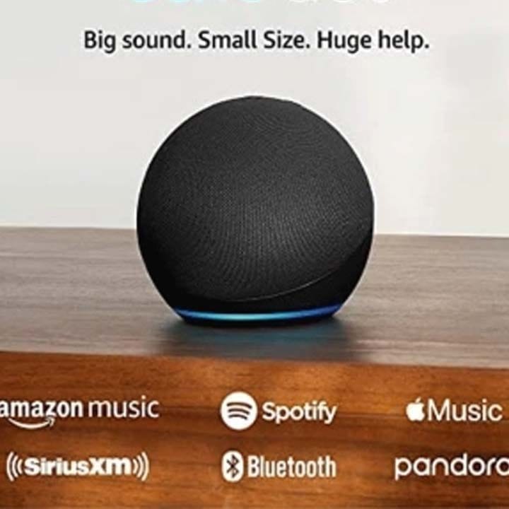 أمازون سماعة بلوتوث إيكو دوت الجيل الخامس – فحمية | ECHO DOT 5GEN-CHARCOAL