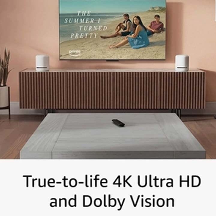 Amazon Fire TV Stick 4K (2nd Gen) with Alexa Voice Remote – Black | FIRESTICK 4K 2ND GEN